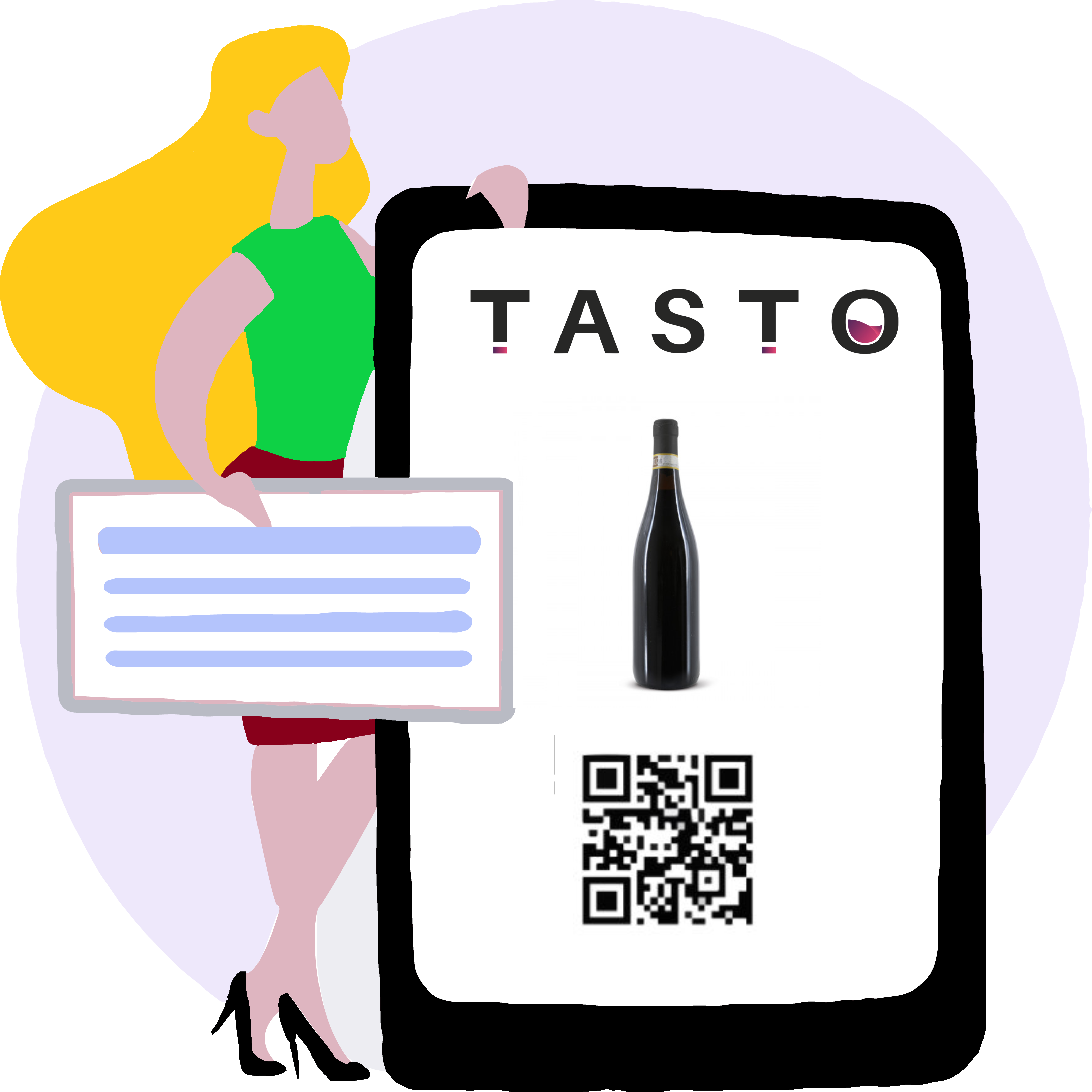 TASTO Label - E-label - etichette digitali per il vino - normativa europea valori nutrizionali e normativa smaltimento imballaggi